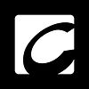 Stylized letter C logo