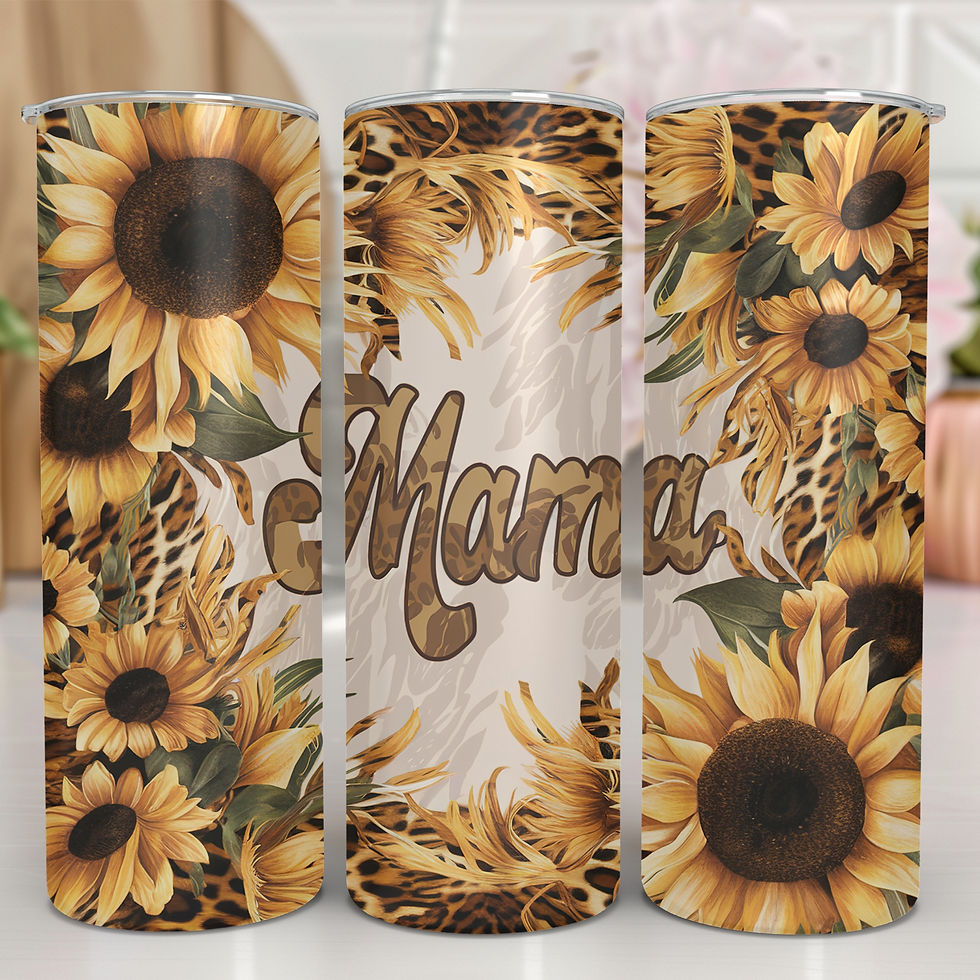 Sunflower mama tumbler