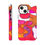 Thumbnail: Abstract phone case design: vibrant pink, orange, and brown swirls