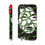 Thumbnail: iPhone case design: Woman's face, green web pattern