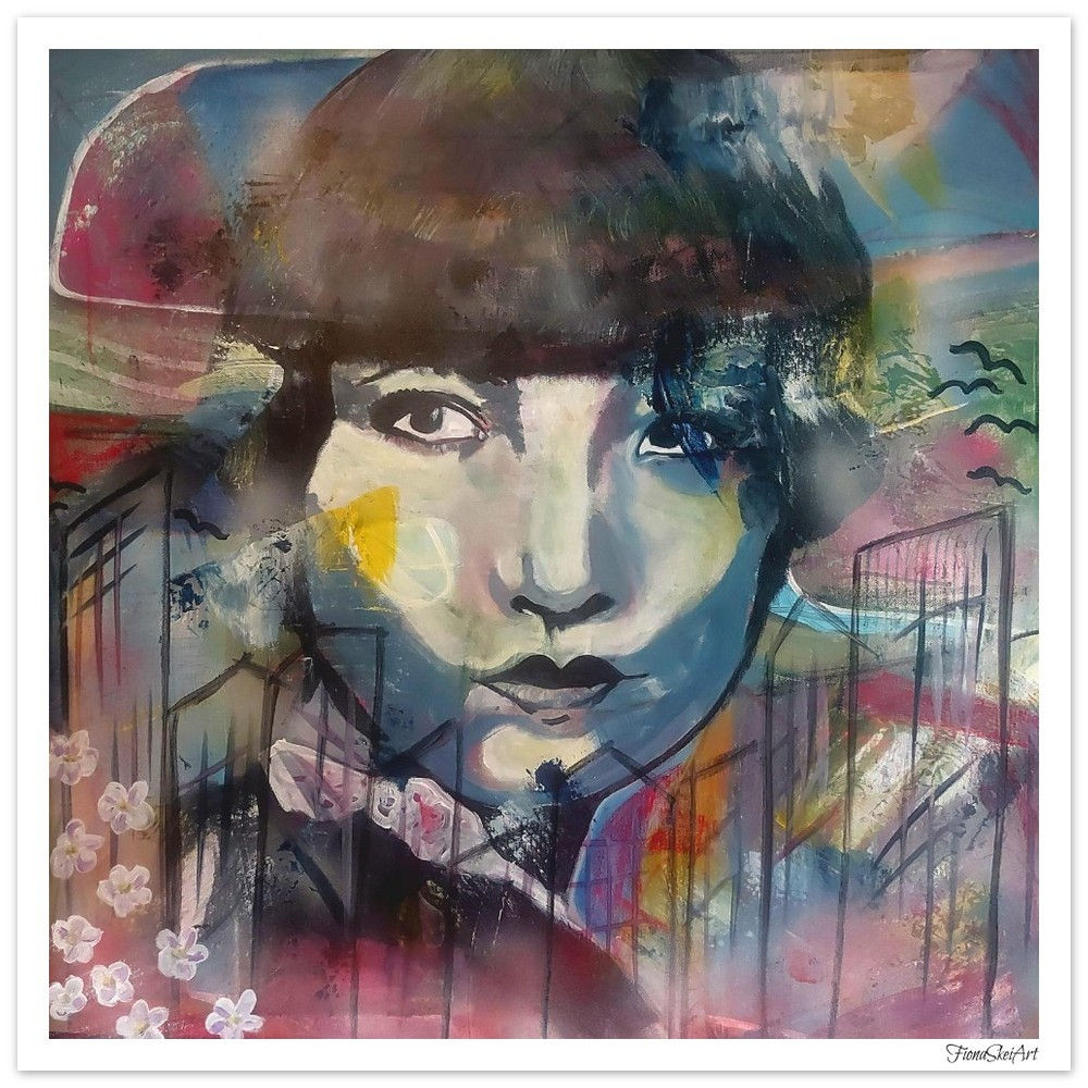 Portrait of a Lost Yet Strong Young Woman – Fine Art Print