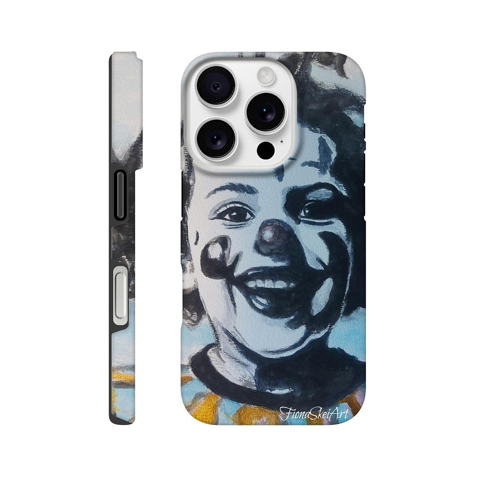 Smiling clown iPhone case