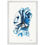 Thumbnail: Watercolor painting of a blue clown in a white frame. Fiona Skei Art.