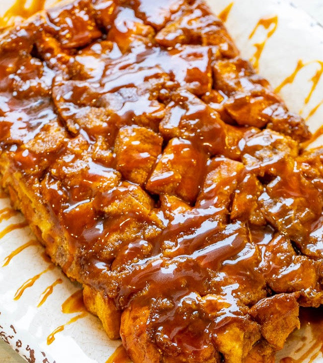 Baked Caramel French Toast | Winey Friends