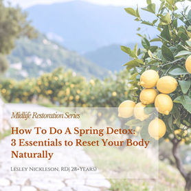 how to do a spring detox naturally