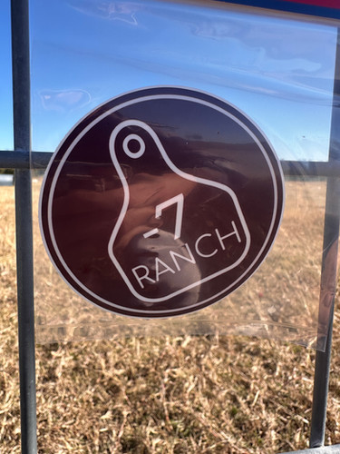 Bar 7 Ranch - Round Logo - Sticker | Erika Archie