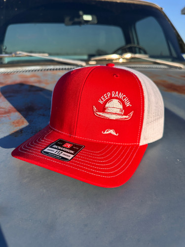 Bar 7 Ranch - Richardson (112) - Mustache Trucker Hat | Erika Archie