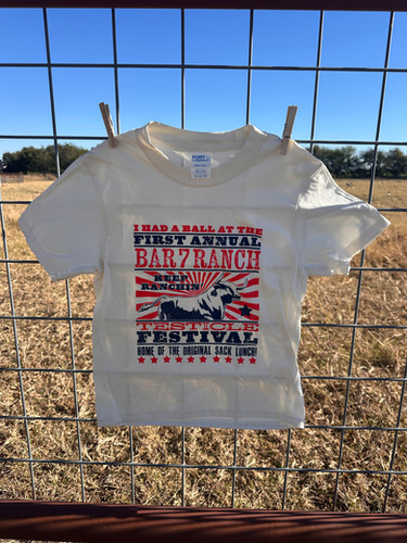 Bar 7 Ranch - Testicle Festival - Youth Tee | Erika Archie
