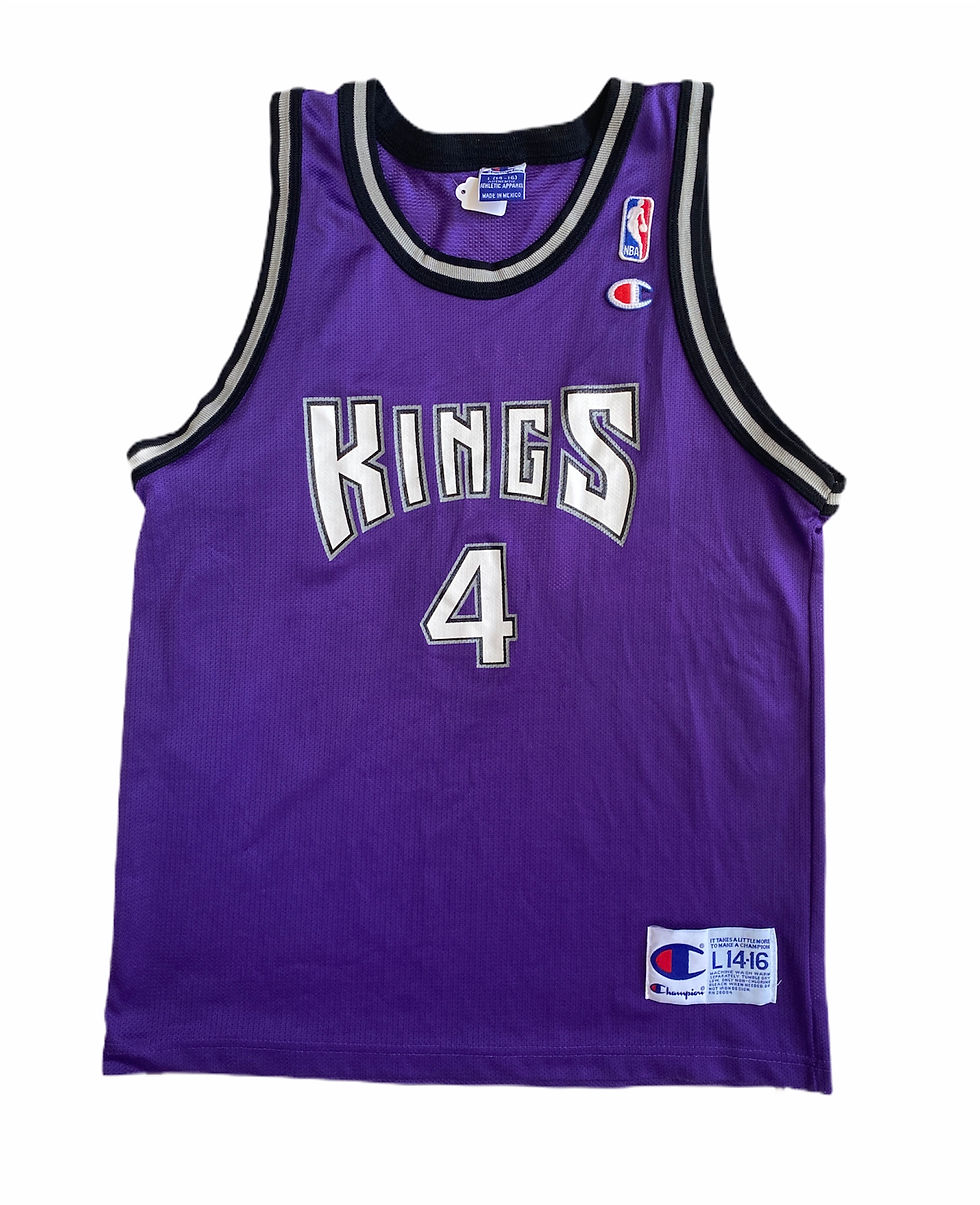 1998 Chris Webber Sacramento Kings Champion Jersey (14/16)