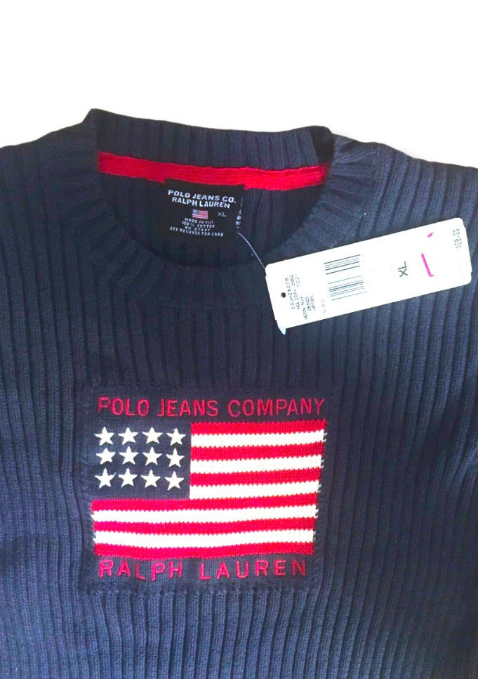Thumbnail: Polo Jeans Ralph Lauren Ladies Crewneck Brand New (XL)