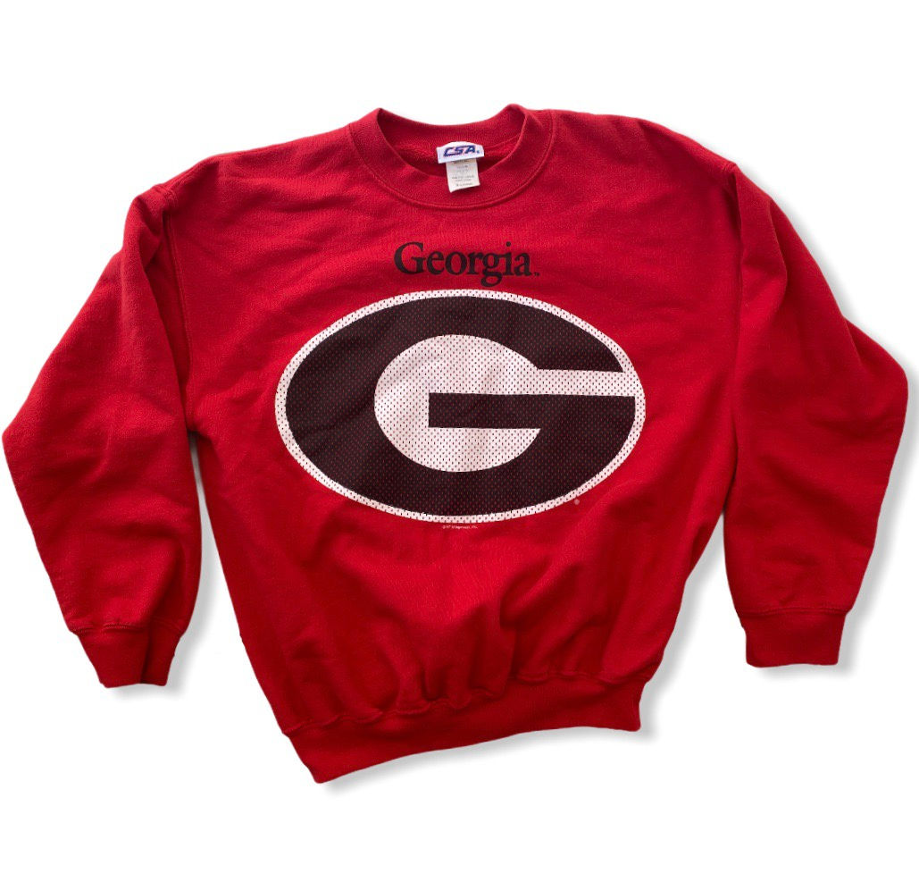Vintage Georgia Bulldogs Crewneck (Ladies XS) (Kids XL)