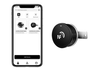 Battery free NFC smart lock
