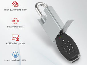 passive electronic padlock