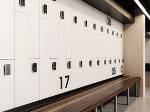 How do the parcel lockers work