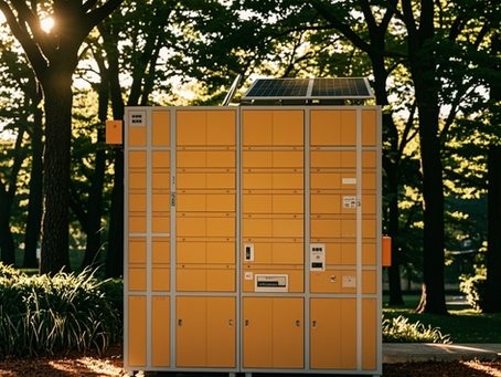 Who makes parcel lockers?