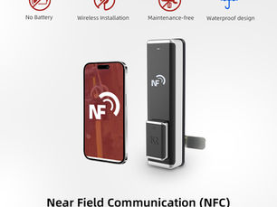 Das batterielose NFC-Strip-Cam-Schloss ist effizient und umweltfreundlich.