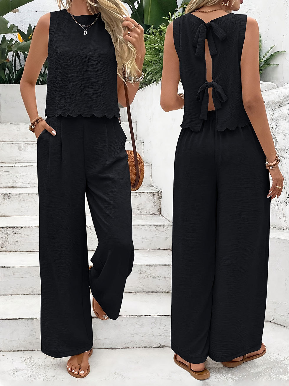 Thumbnail: Women's Sleeveless Vest and Pant