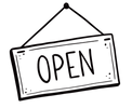 open sign icon