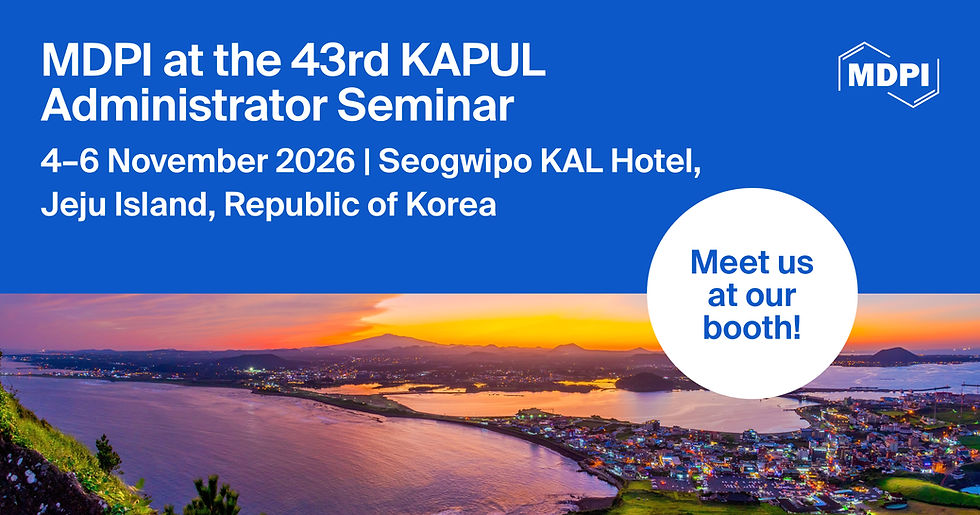 MDPI Korea, 한국사립대학도서관협의회(KAPUL) 제43차 관리자 세미나 참가 예정