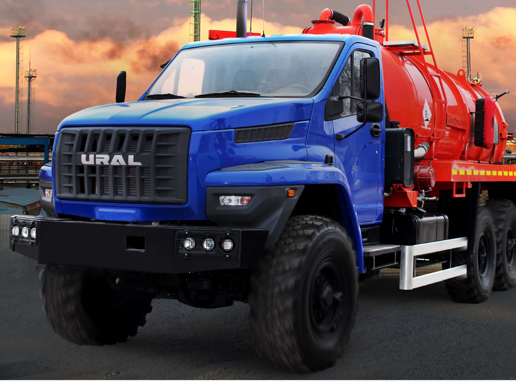 Ural пожарная машина