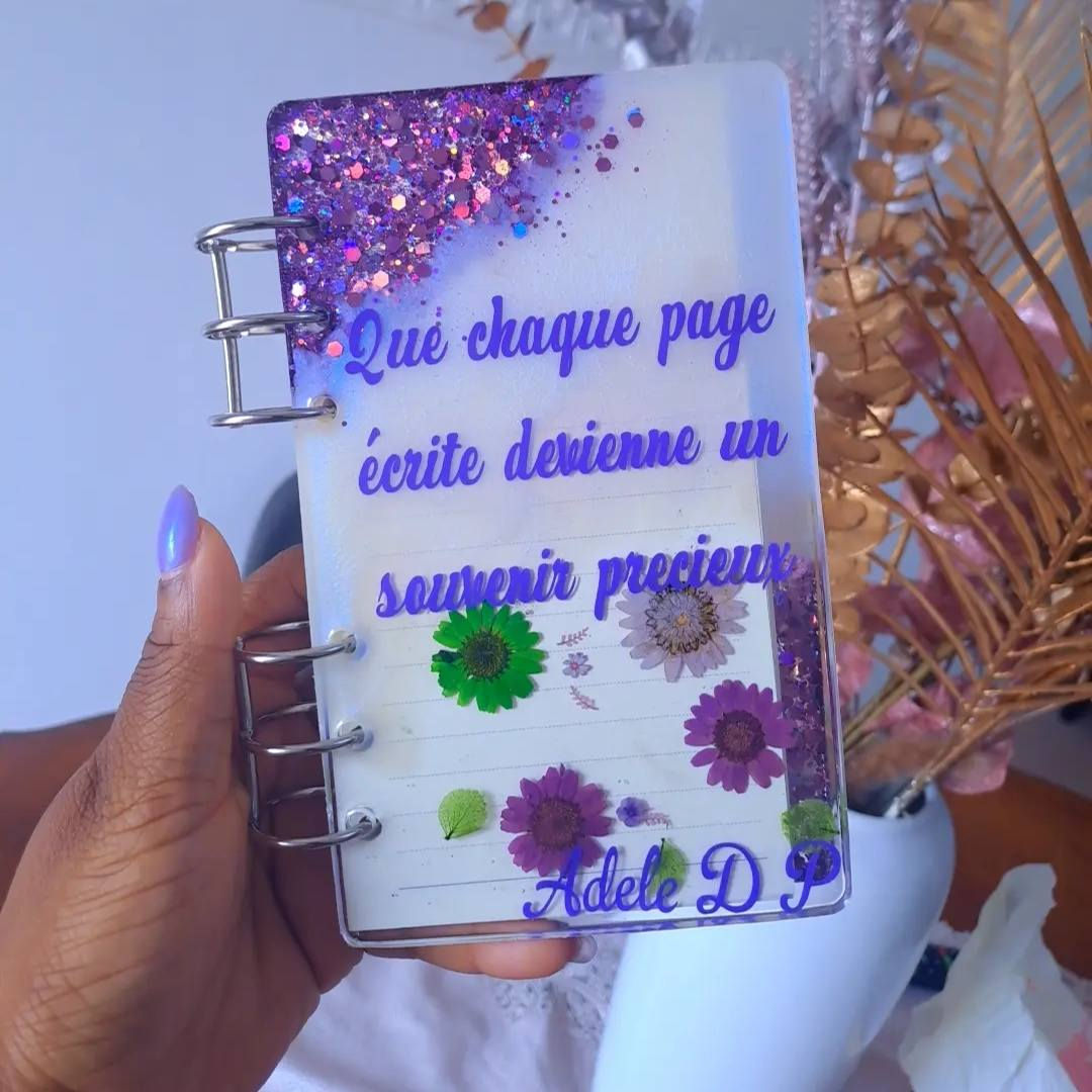 Bloc note personnalisé en RESINE