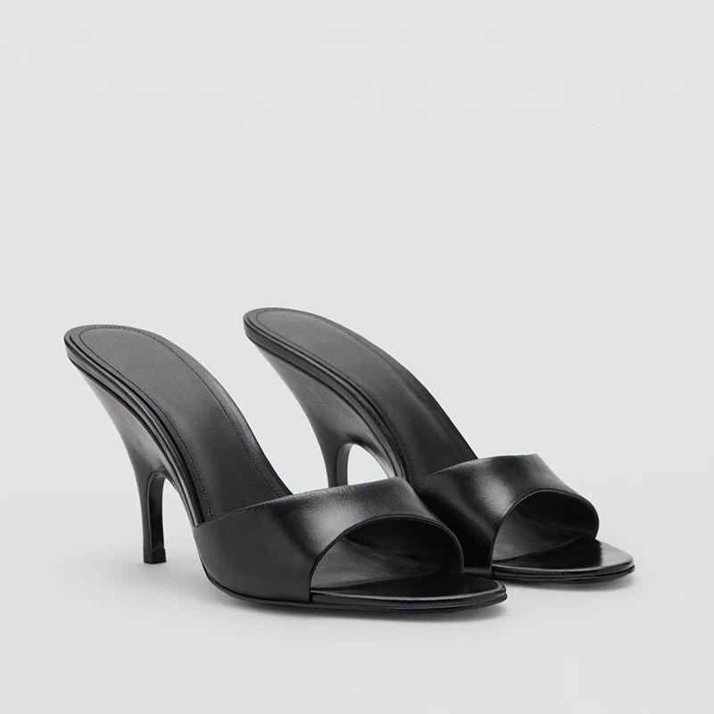 Sandale Compensé en cuir