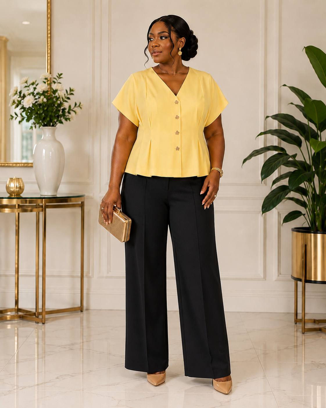 Pantalon droit Elégance Naturelle