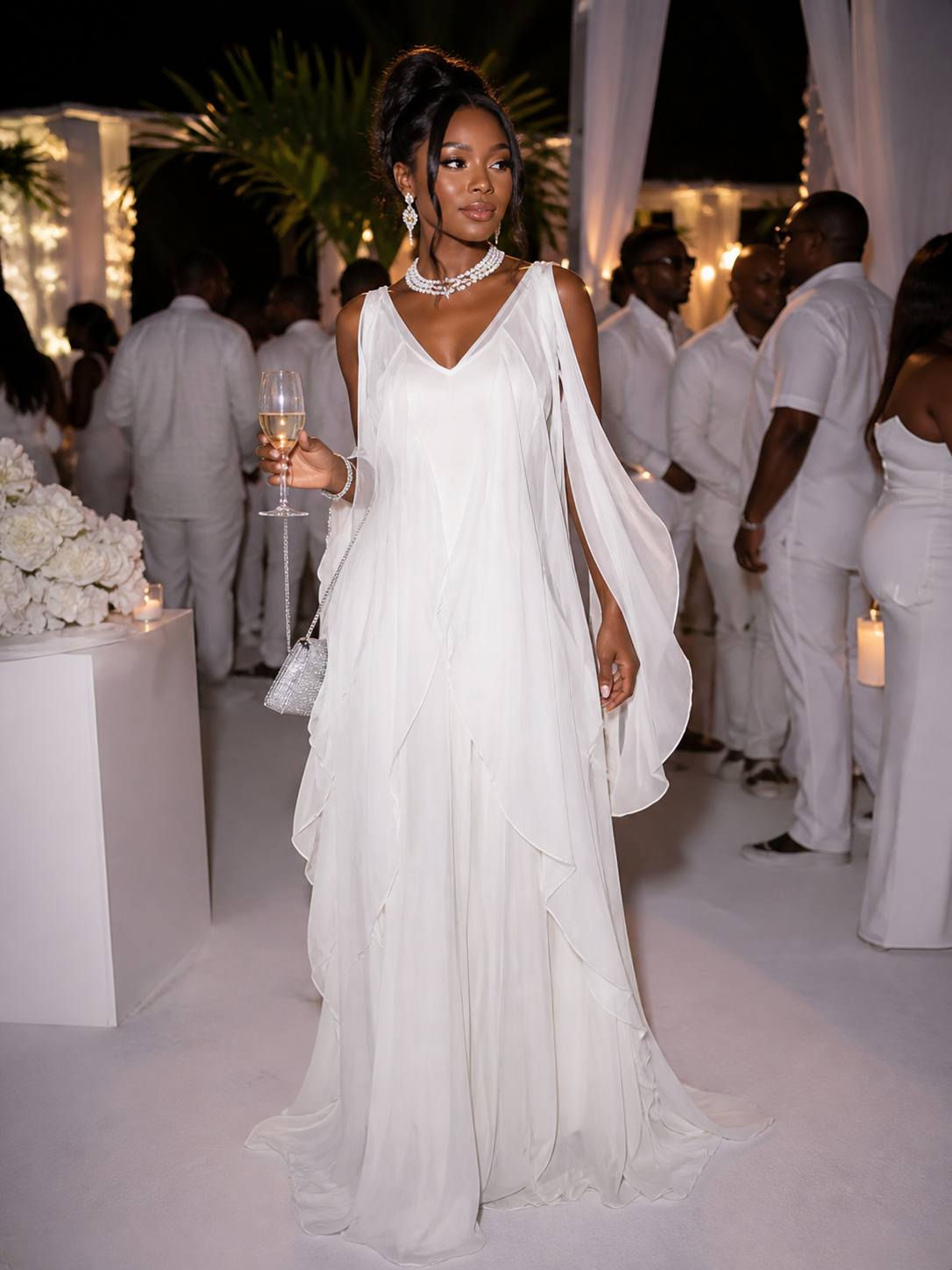 Robe Longue Élégance Divine