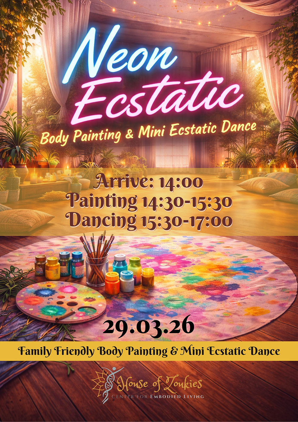 Neon Ecstatic - Body Painting & Free Dancing