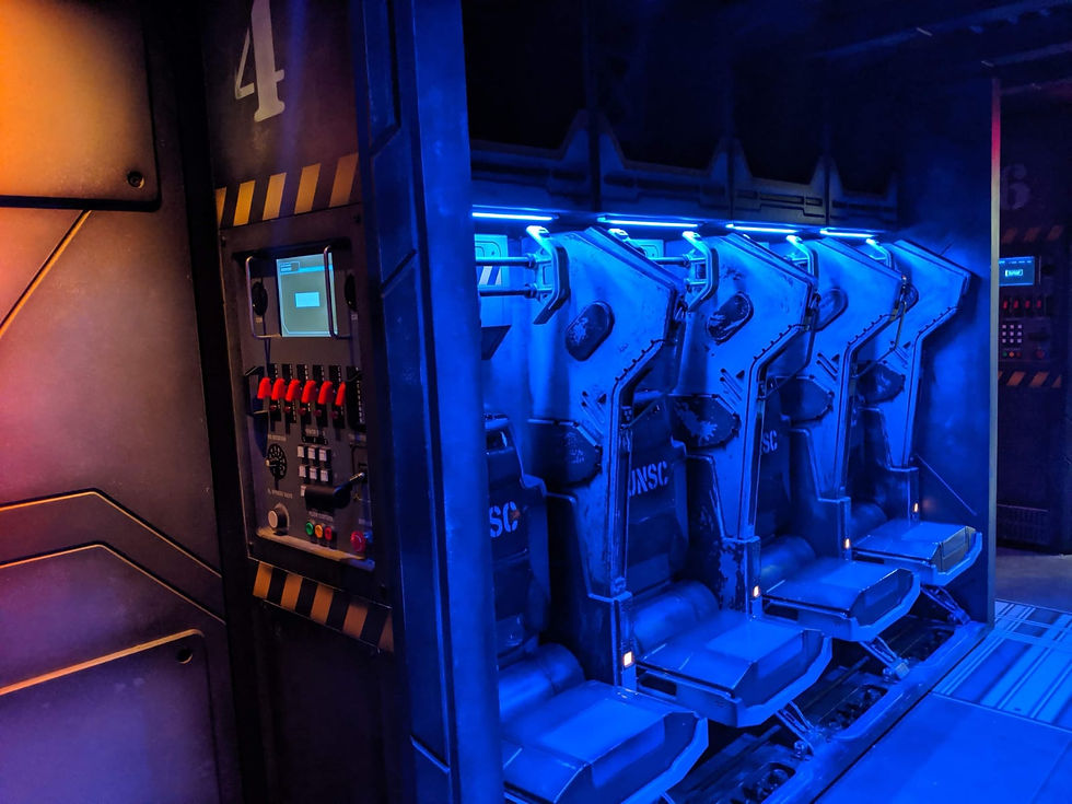 Inside Pelican Ship