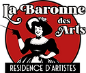 Logo de la baronne des arts, résidence d'artistes en bourgogne