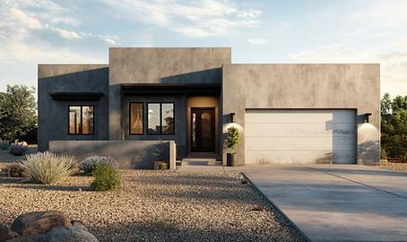 Home in need of garage door replacement in Santa Fe, NM