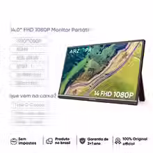 Miniatura: Monitor portátil ARZOPA 14,0 ''1080P FHD 