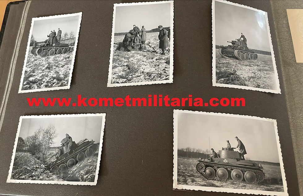 Thumbnail: Photo Album Panzer 11. Panzer Division Tiger, Panther,...