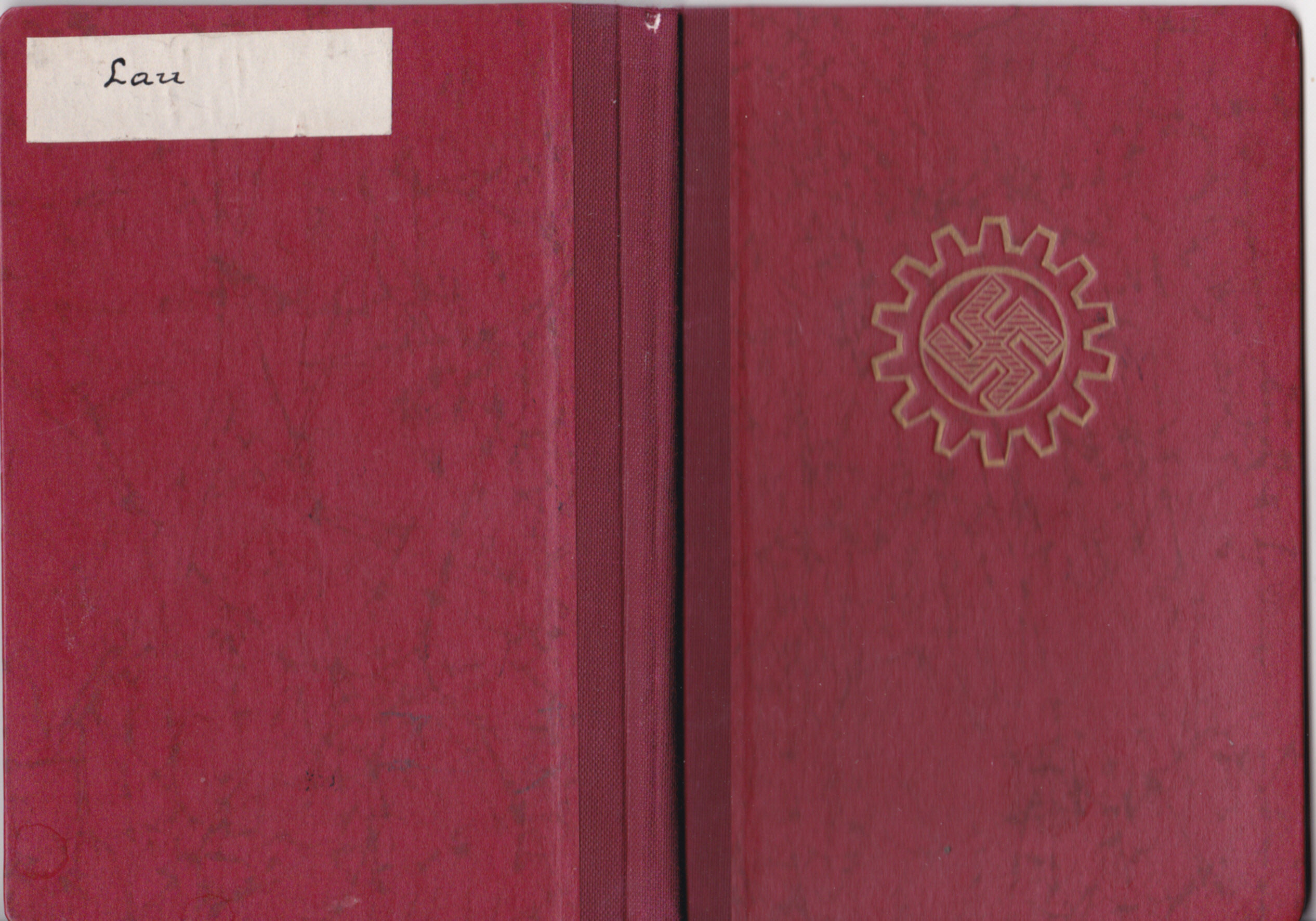 Deutsche Arbeitsfront (DAF) Mitgliedsbuch