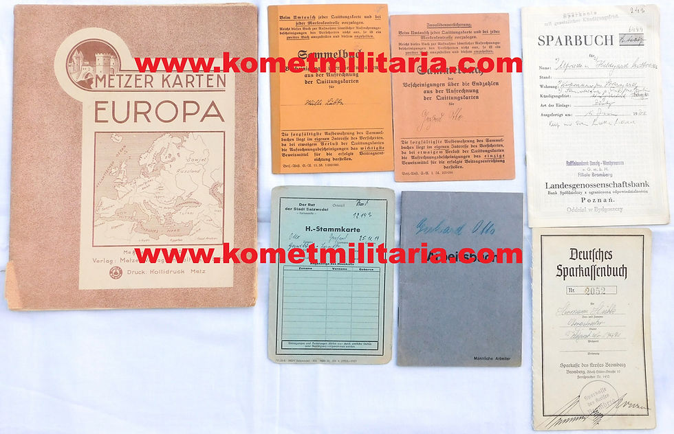 Thumbnail: Soldbuch+Paperwork Gfr. schw. Heeres-Panzerjäger Abt. 682 Ardennen, MP44