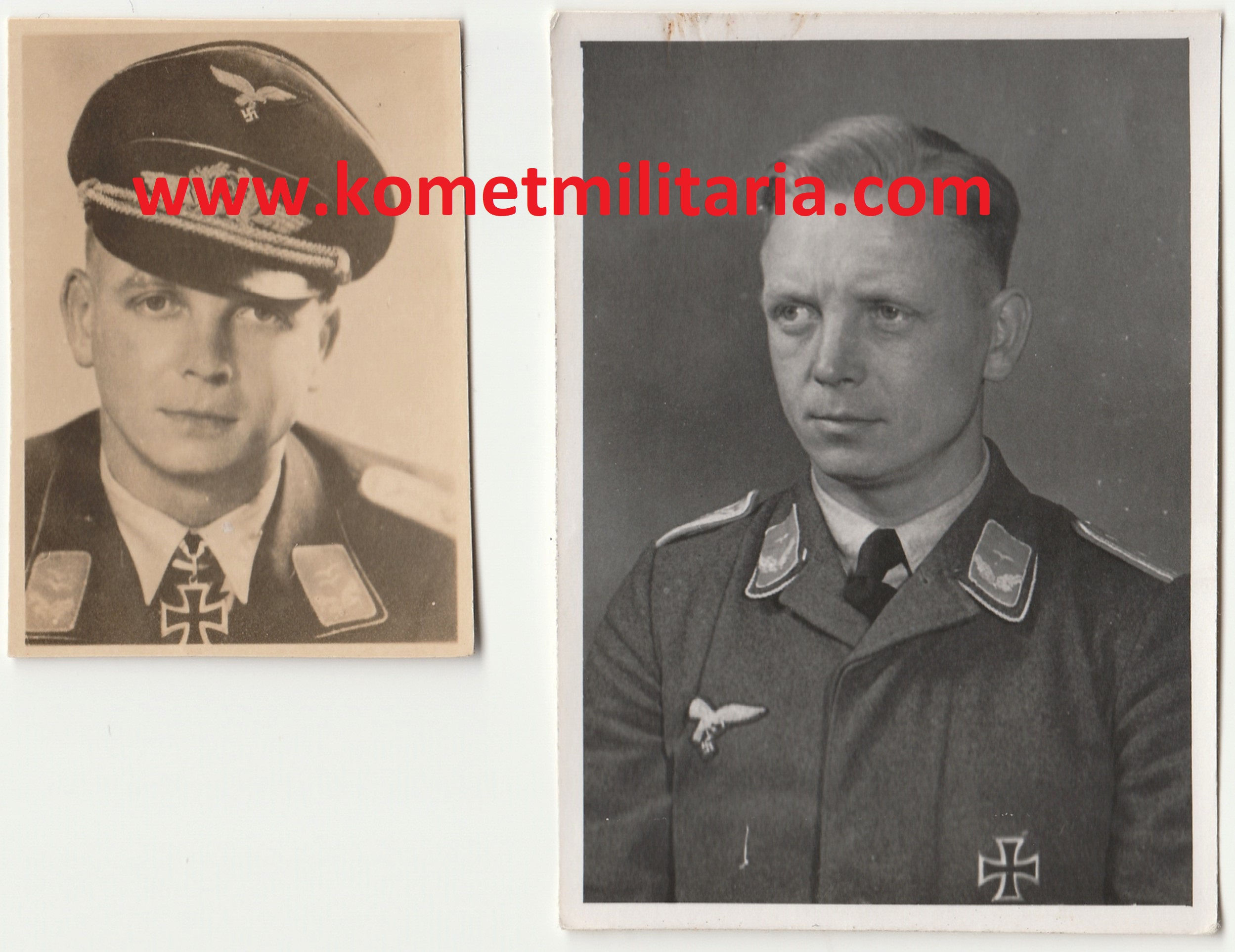 2x Picture Ritterkreuzträger Rudolf Toschka Sturmregiment