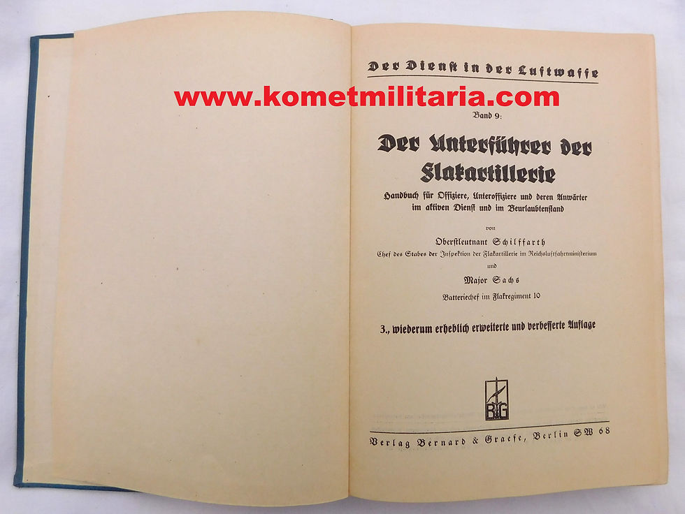 Thumbnail: Book "Der Unterführer der Flakartillerie "3. Auflage
