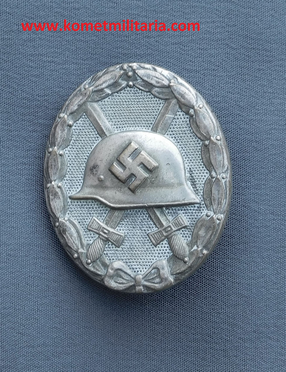 Thumbnail: Verwundetenabzeichen Silber-unmarkiert/unmarked, Buntmetall