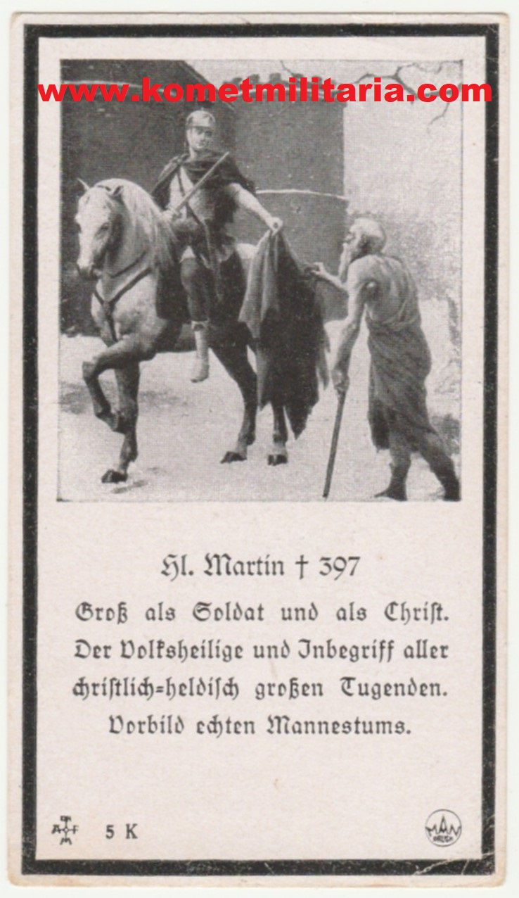Thumbnail: Sterbebild-death card Panzergrenadier KIA 1942 El Alamein, Egypt