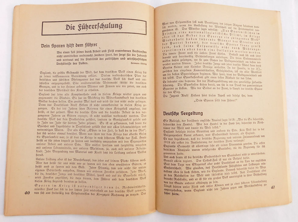 Thumbnail: Schulungsdienst der Hitler-Jugend Kämpfer um Deutschlands Kolonien