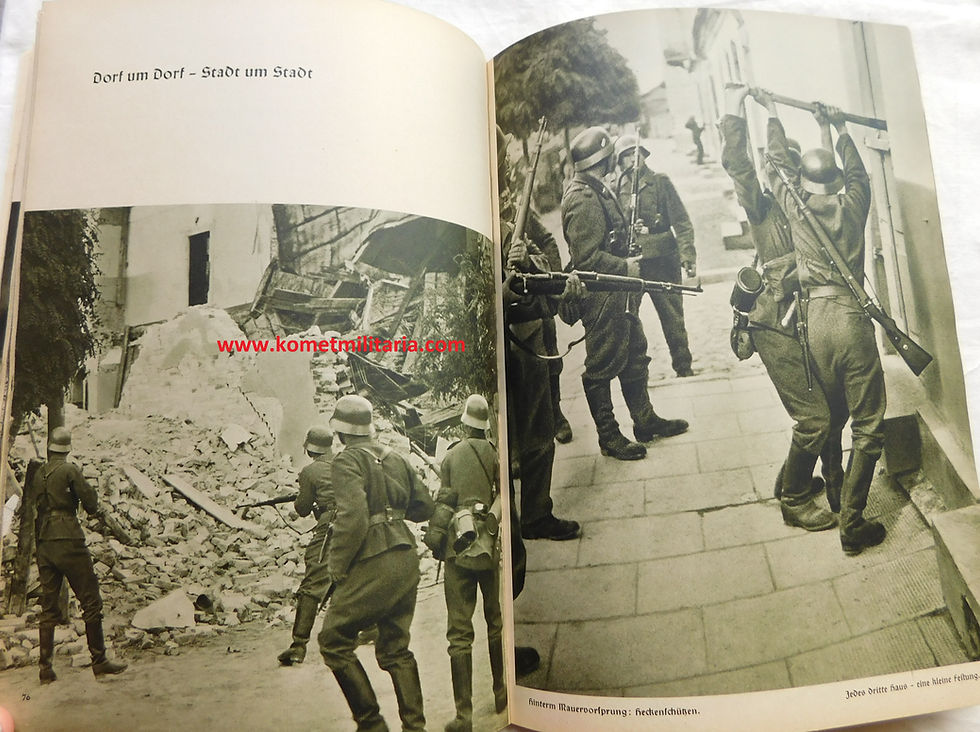 Thumbnail: Buch Bilddokumente des Feldzugs in Polen