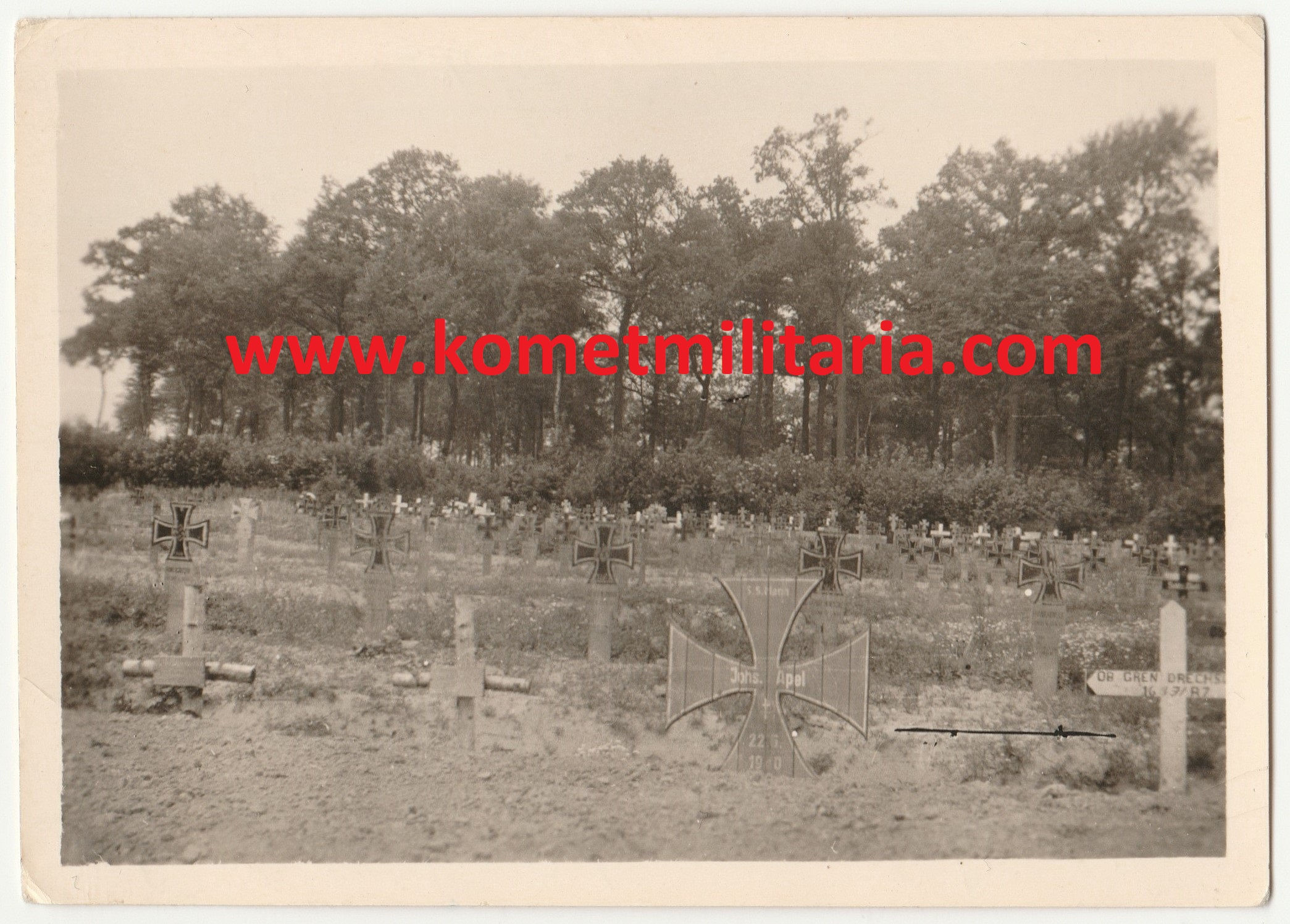 SS grave picture LSSAH KIA 22.5.1940 Andoy, Namur België