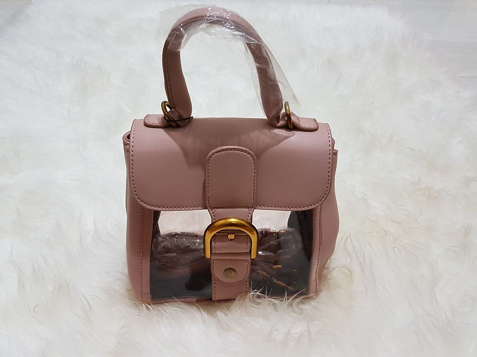 Thumbnail: Transparent Body Medium Handbag