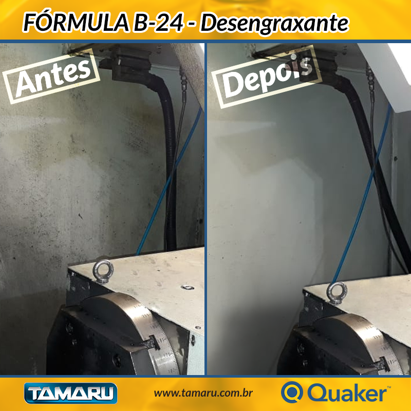 Fórmula B-24 Quaker - Antes e Depois
