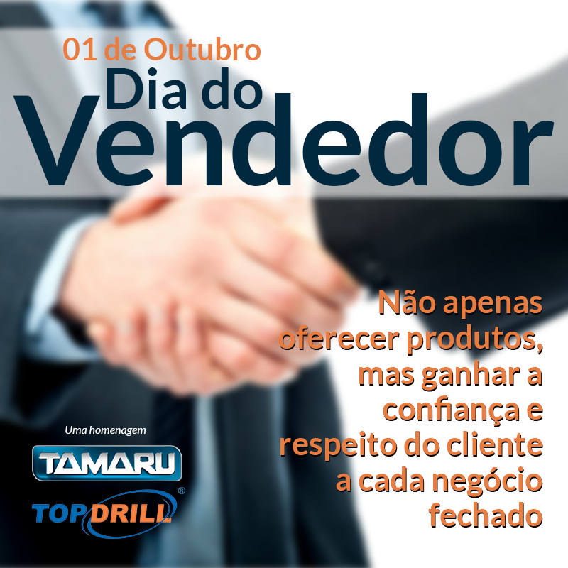 01 de Outubro, Dia do Vendedor!!!