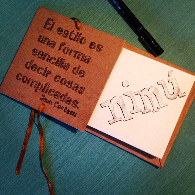 cuaderno desplegable
