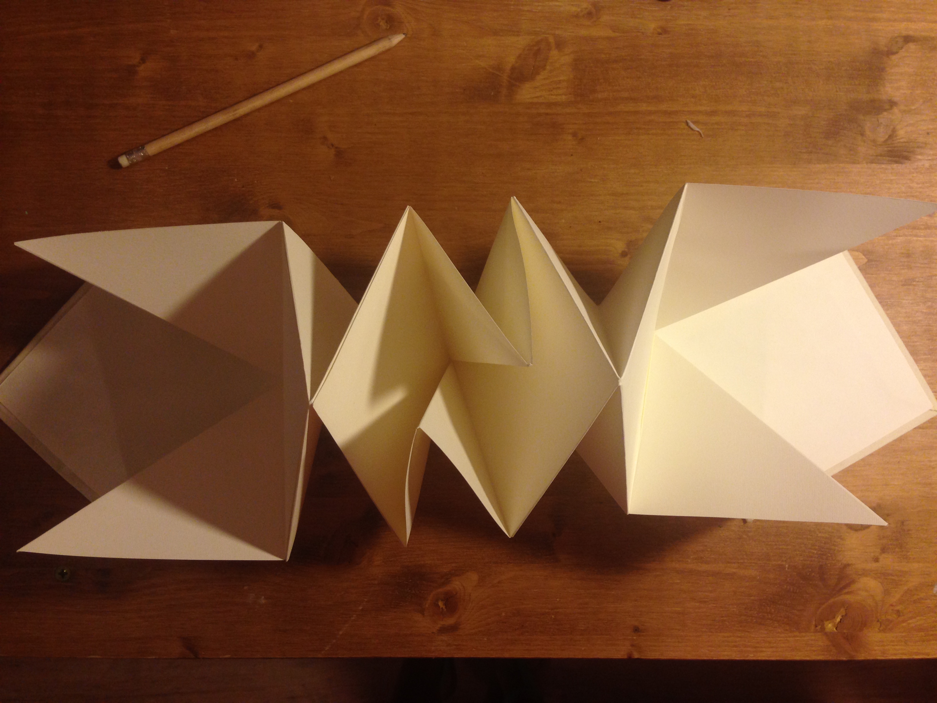 Cuaderno origami interior