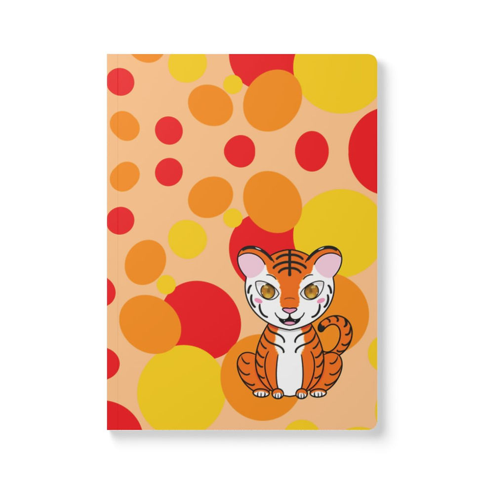 Thumbnail: Chibi Tiger Softcover Journal 