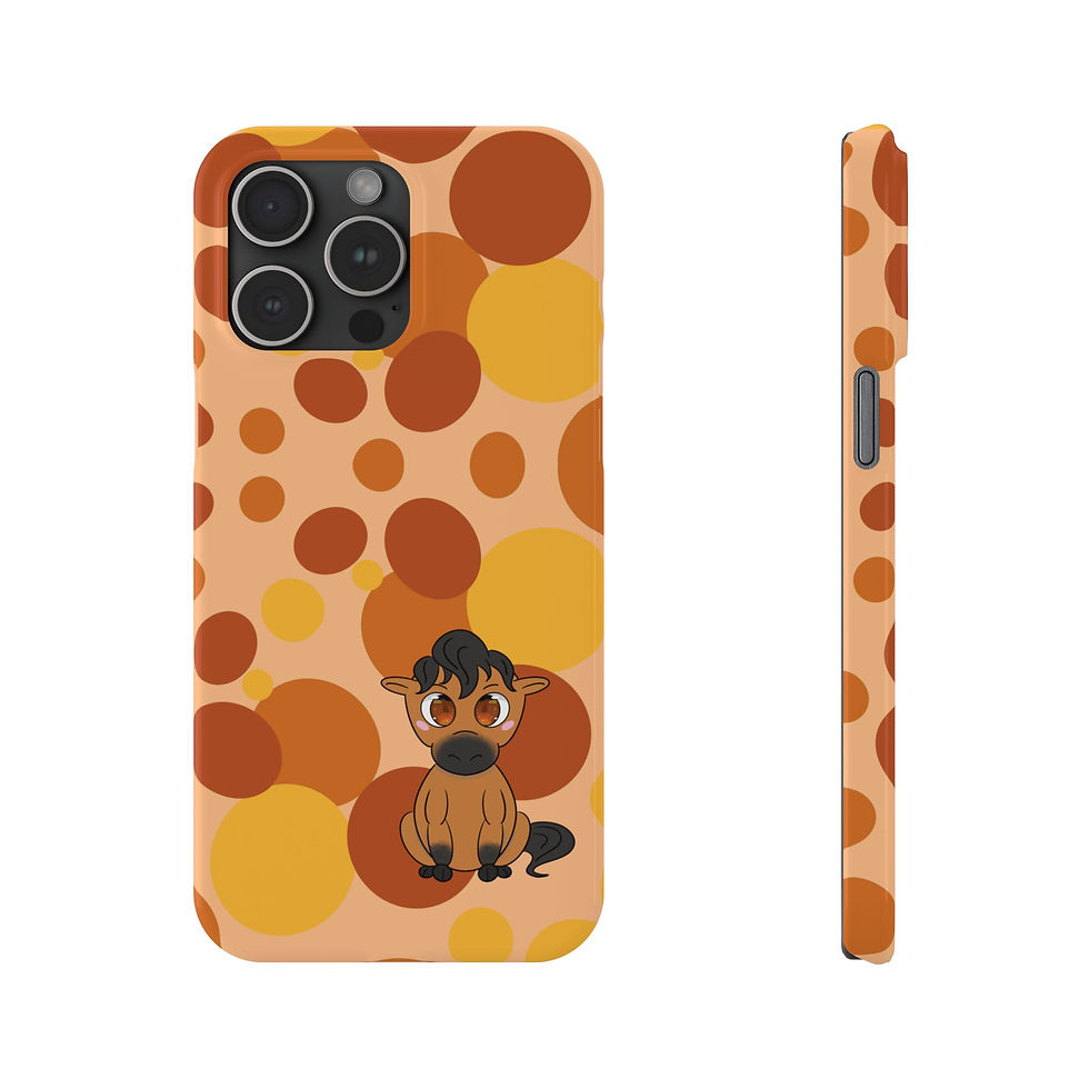 Thumbnail: Chibi Horse Slim Phone Cases